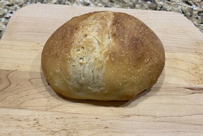 Sourdough starter discard individual roll